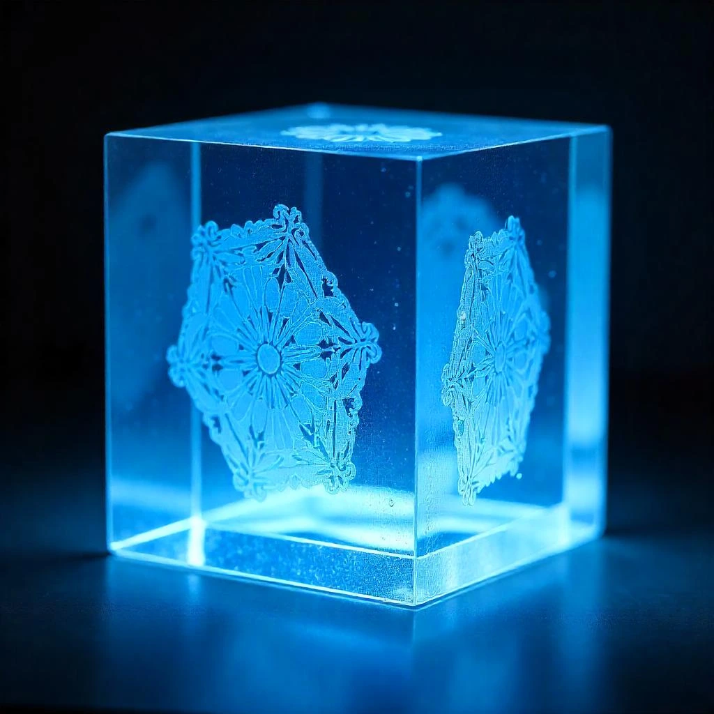 Crystal Laser 2D / 3D Engraving